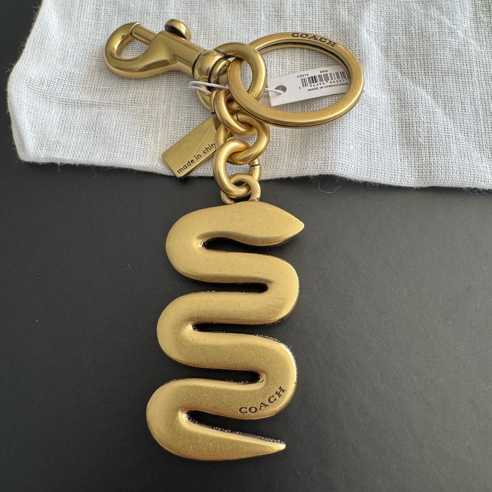 Coach Lunar New Year Snake Bag Charm NWT - Picture 5 of 7